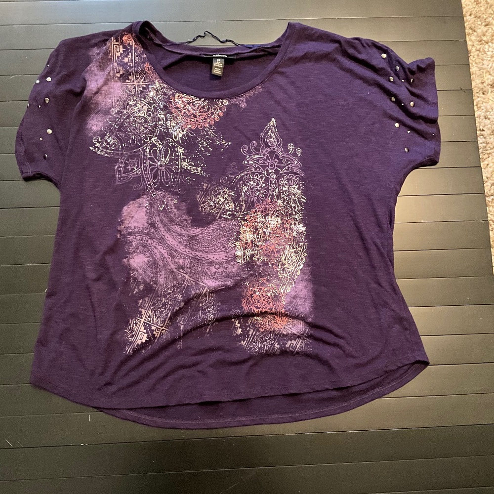 Style & Co women's sparkly top